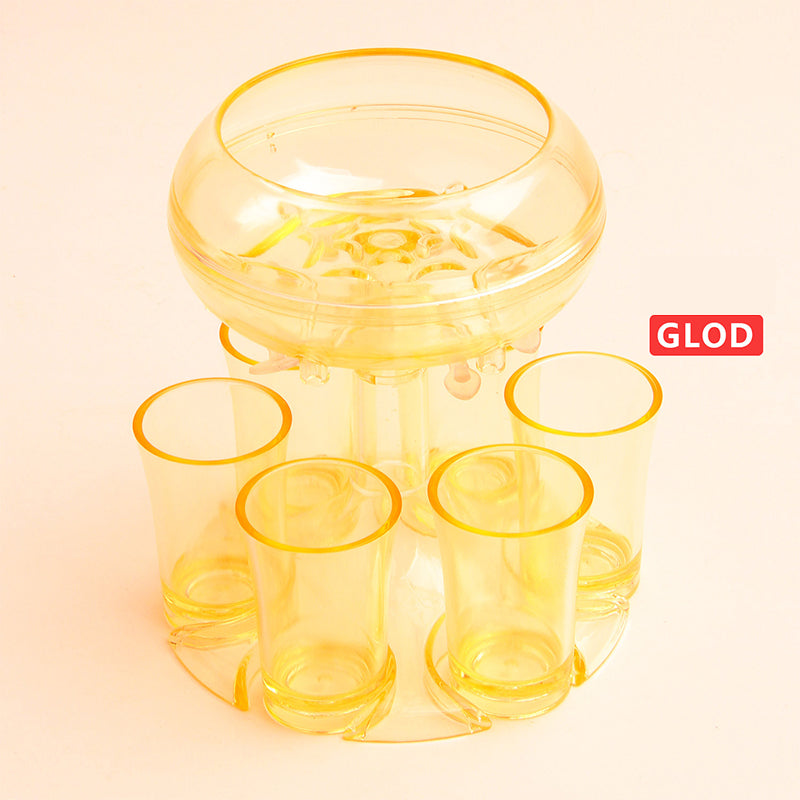 6 Shot Glass Dispenser And Holder,Bar Shot Dispenser,Cocktail Dispenser