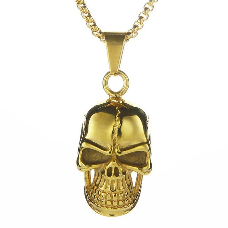 Folbom- Oversized Skull Necklace