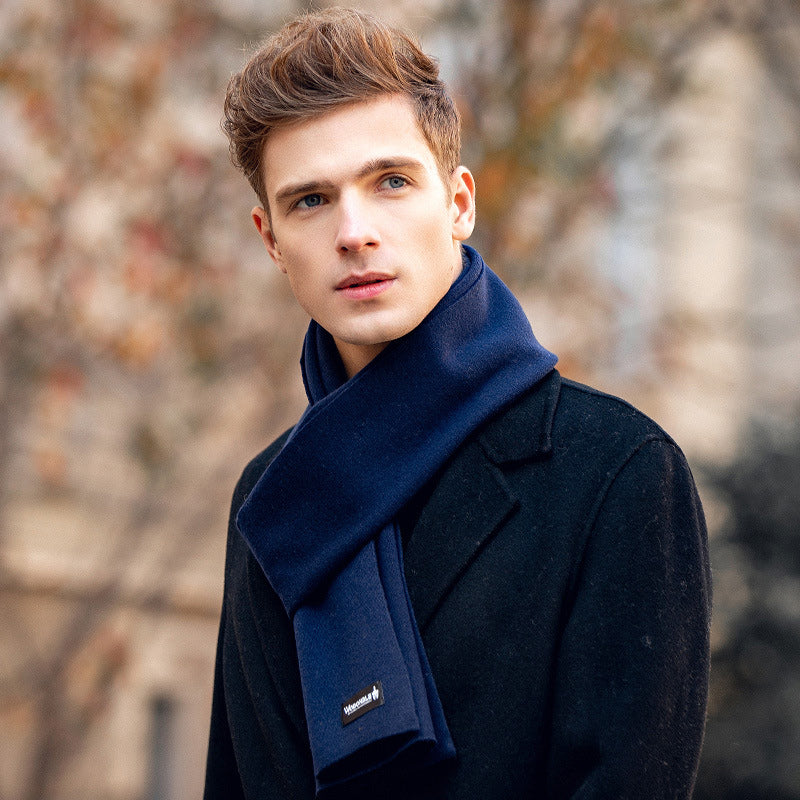 Solid Color All Match Wool Scarf