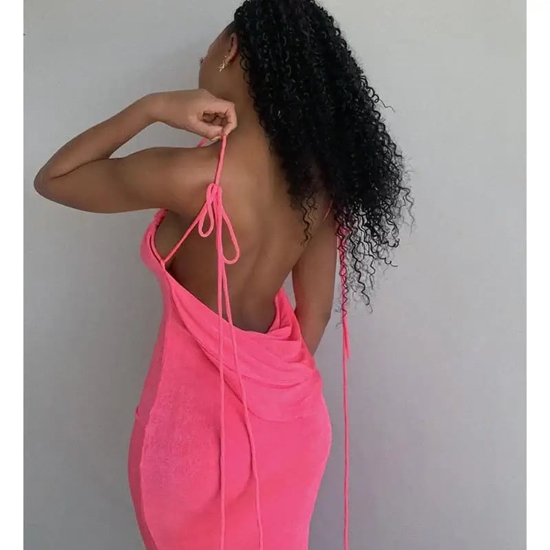 Backless Maxi Dress