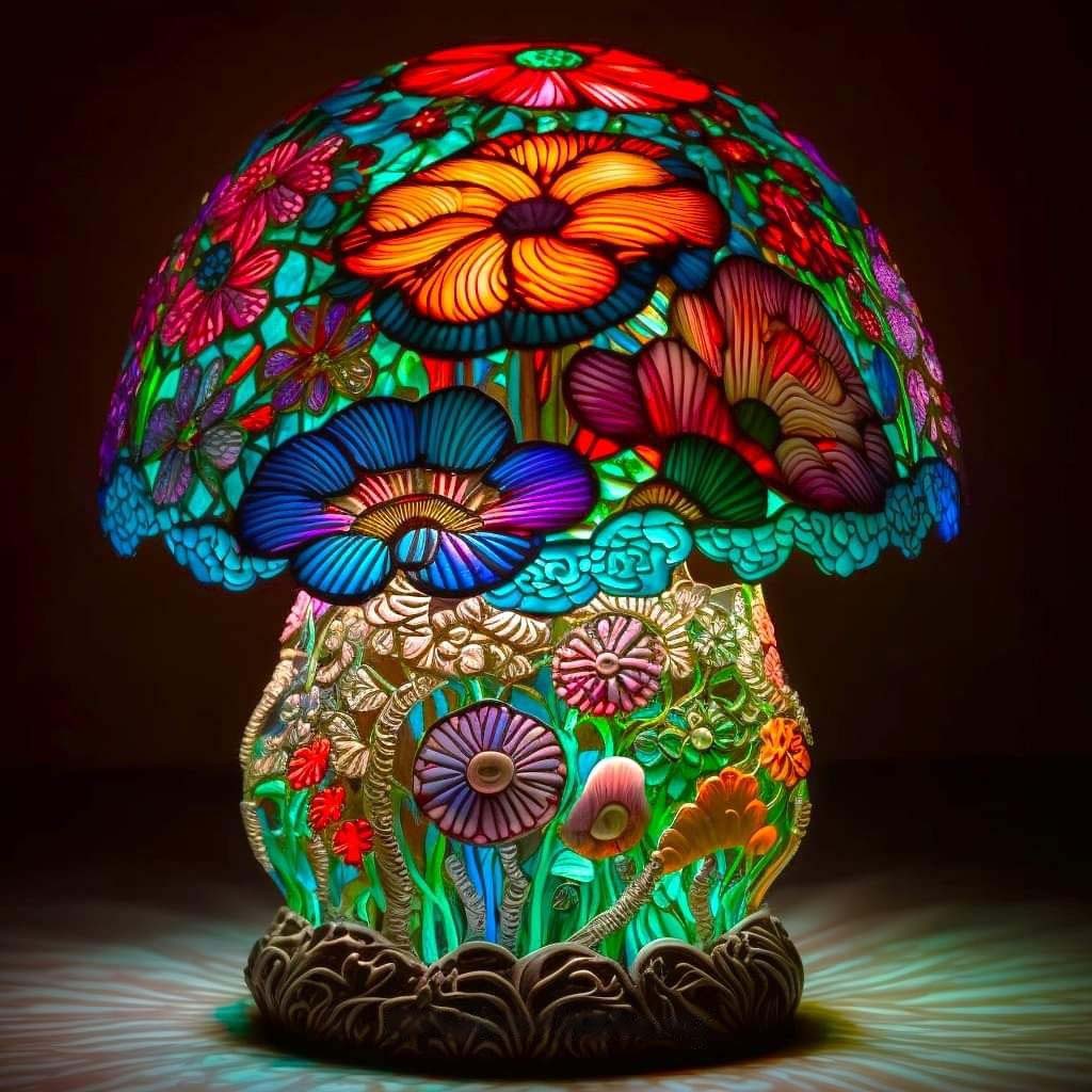 Stained Glass Plant Series Table Lamp(🎉Last Day Sale🔥49% OFF)