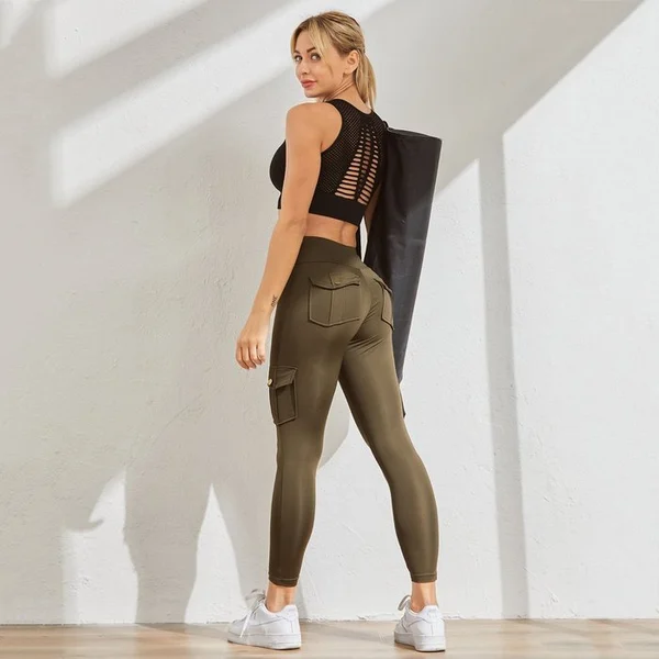 🔥Last Day-45% OFF🔥Women's Pocket Sexy Stretch Leggings Fitness Track