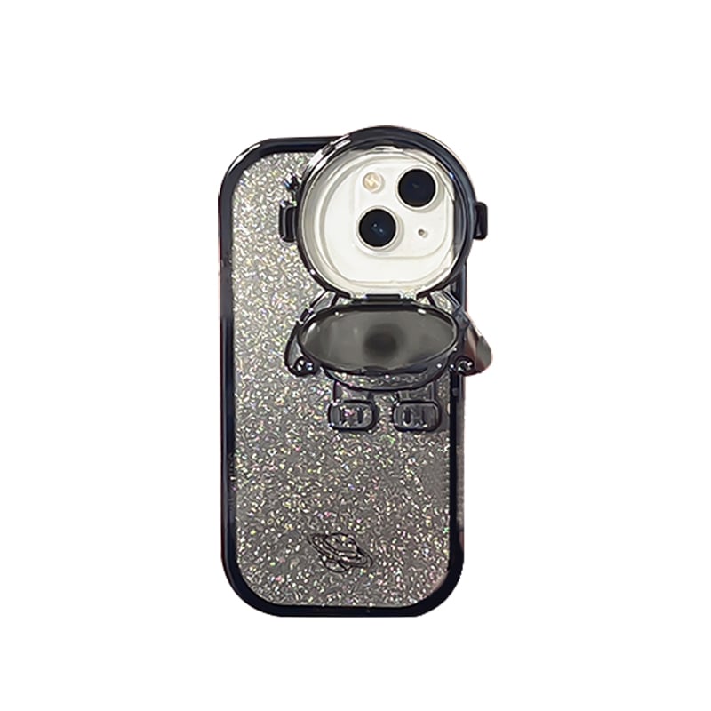 Electroplating Glitter Astronaut Bracket Cover