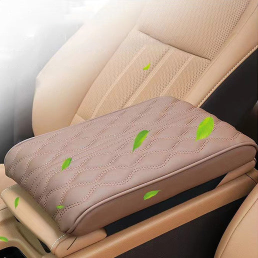 Leather Car Armrest Box Pad