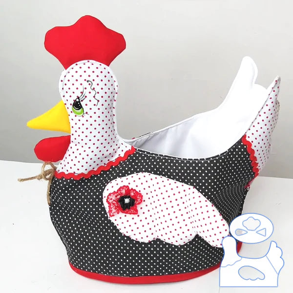 Cute Egg Basket Template Set