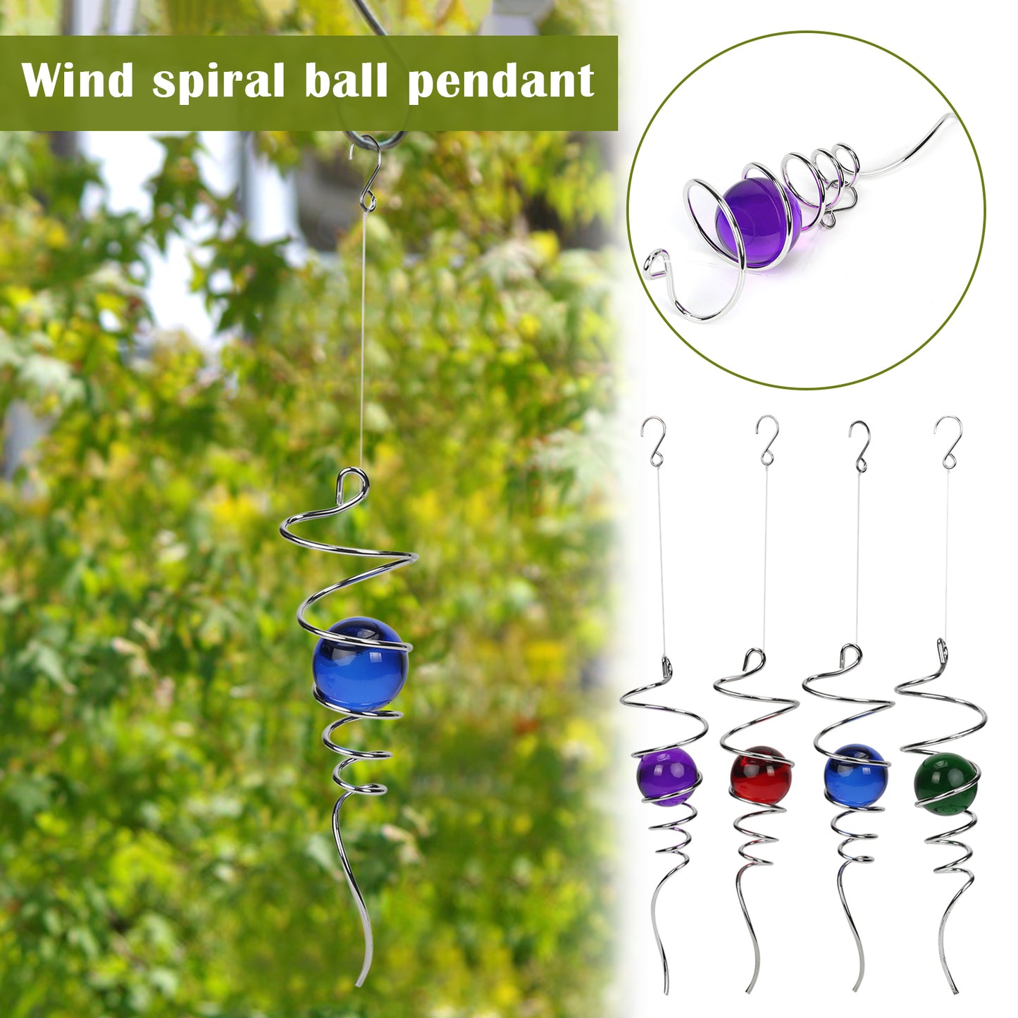 Wind Spinner Ball Spiral Tai