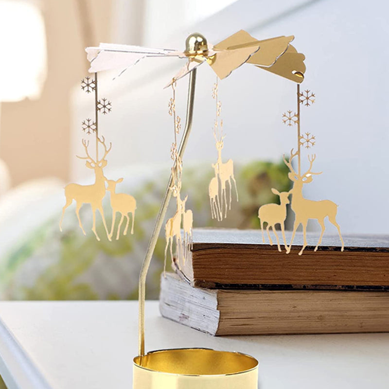 Two Fawns Candle Carousel