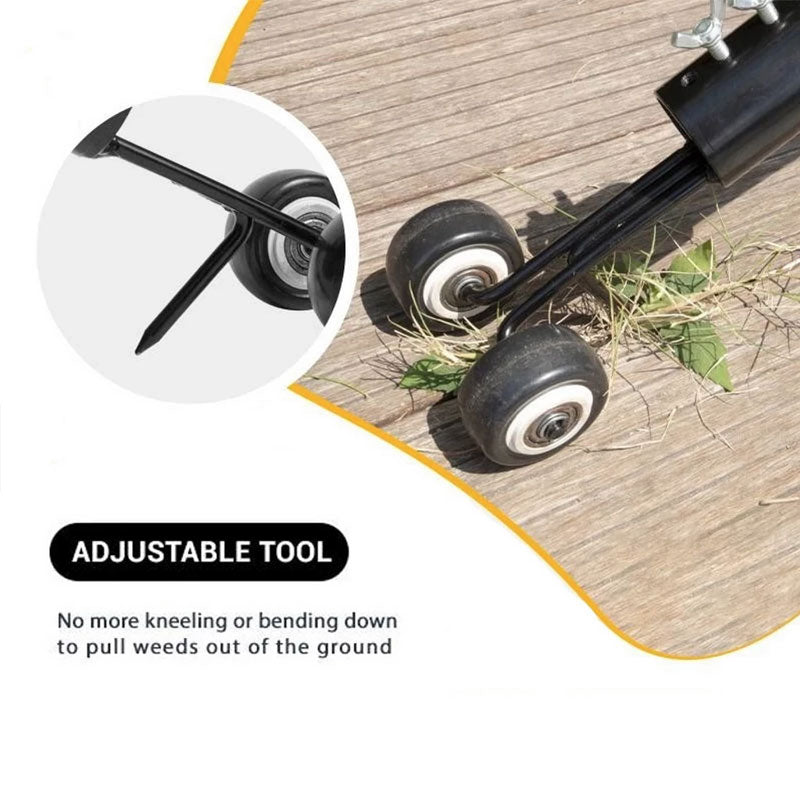 Weeding Wheel Adjustable Weed Puller Tool