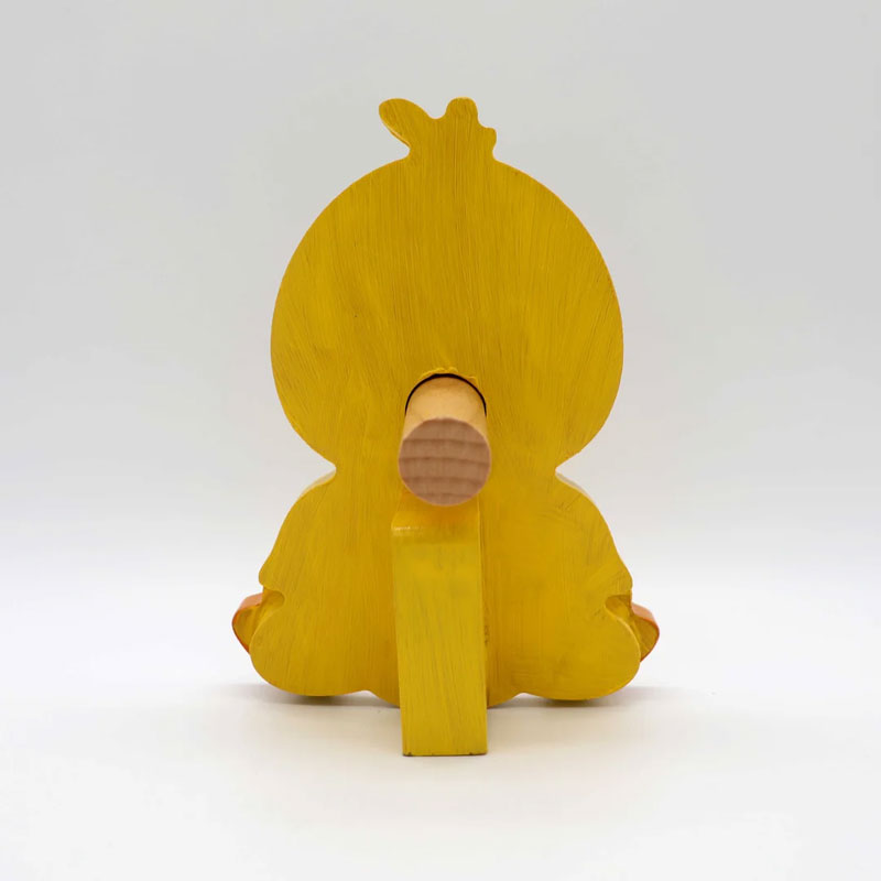 Little Yellow Duck Wooden Glasses Stand