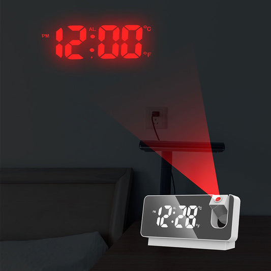 Mirror Projection Alarm Clock