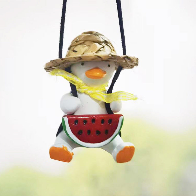 Car Swing Duck Pendant