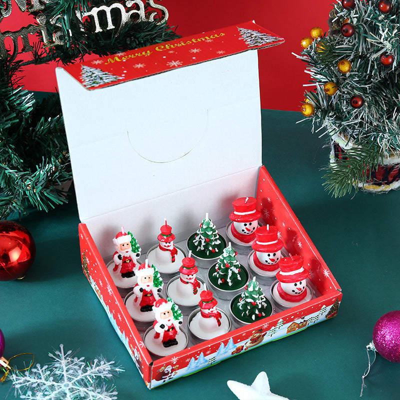 Christmas Candles 12 Gift Box Set