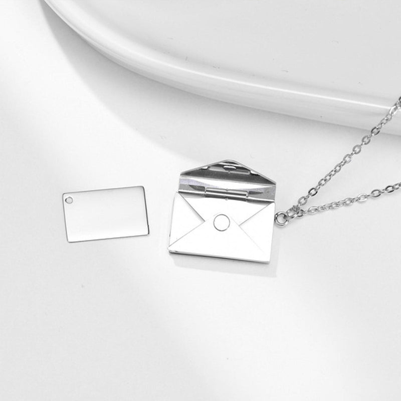 Envelope Necklace with Secret Message