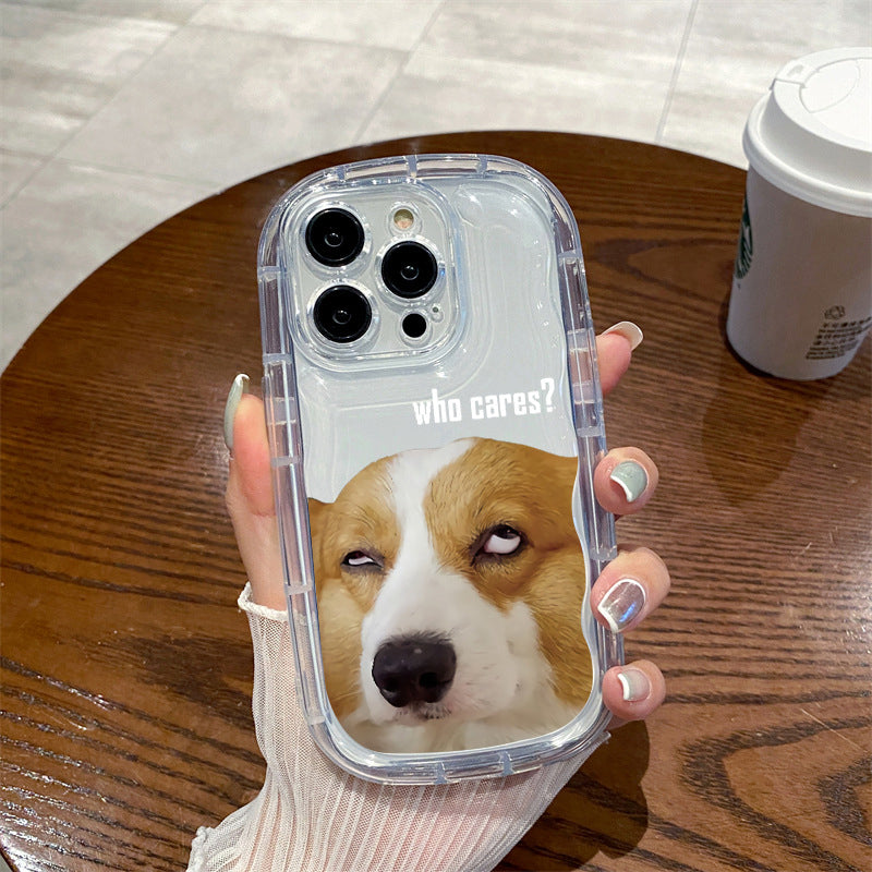 Funny Corgi Rolling Eyes Phone Case