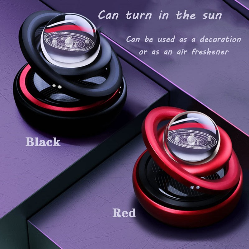 🌟Galaxy Rotating Solar Energy Car Air Freshener