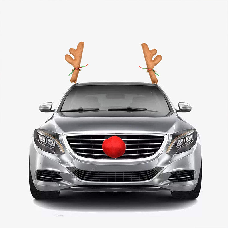 Car Reindeer Christmas Decoration Antlers & Nose