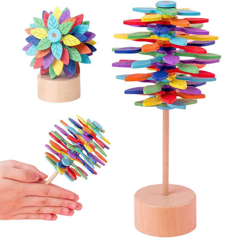 Lollipop Rotating Wooden Spinner