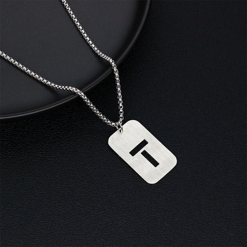 Folbom- 24 Cutout Letter Necklaces