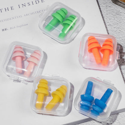 Spiral Solid Silicone Ear Plugs