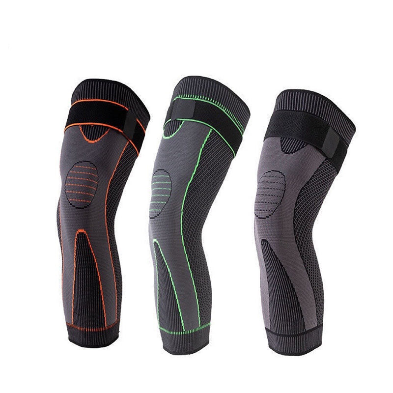 Knit Cycling Long Strap Knee Pads