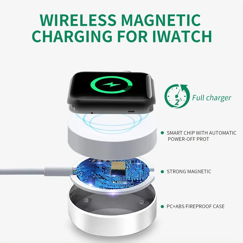 2 in 1 Smart IWatch Charging Cable