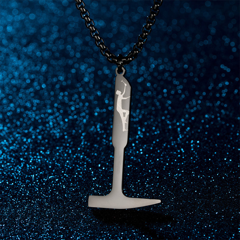 Titanium Steel Hammer Inspirational Pendant