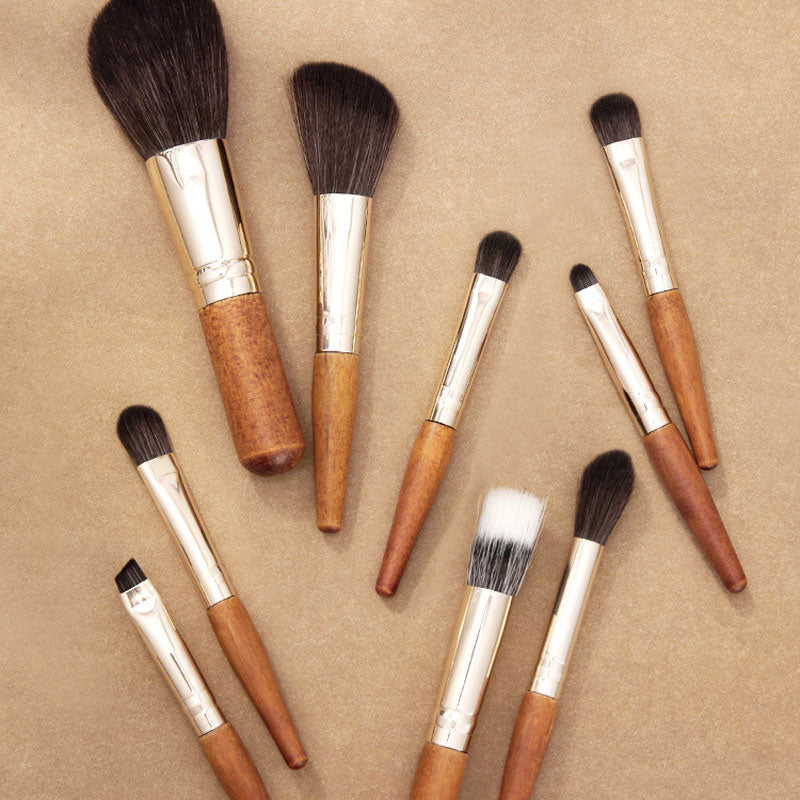 Mini Travel Bag With 9 Brush Sets