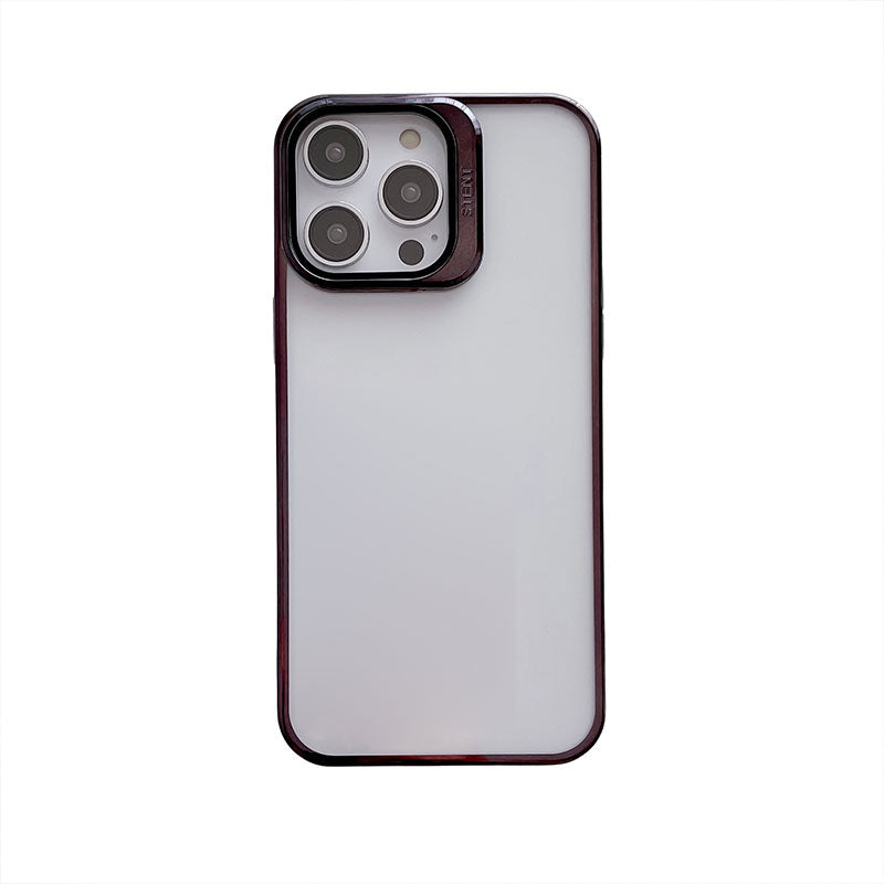 Transparent PC Lens Holder Phone Case