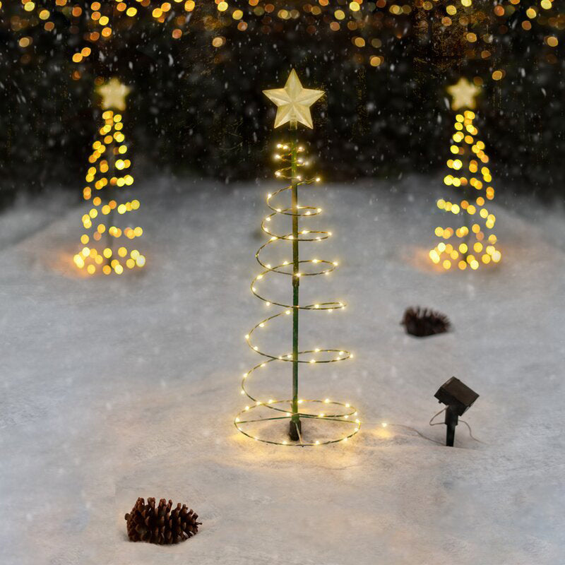 🎄CHRISTMAS SALE 50% OFF🎄 Solar Metal LED Christmas Tree Decoration String Lights