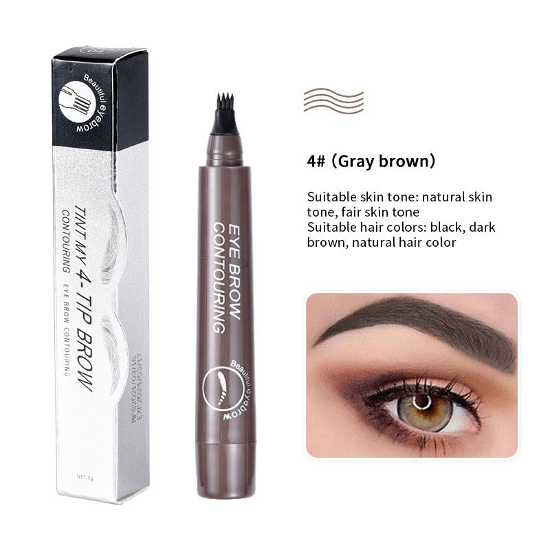 Simulation Four-prong Liquid Eyebrow Pencil