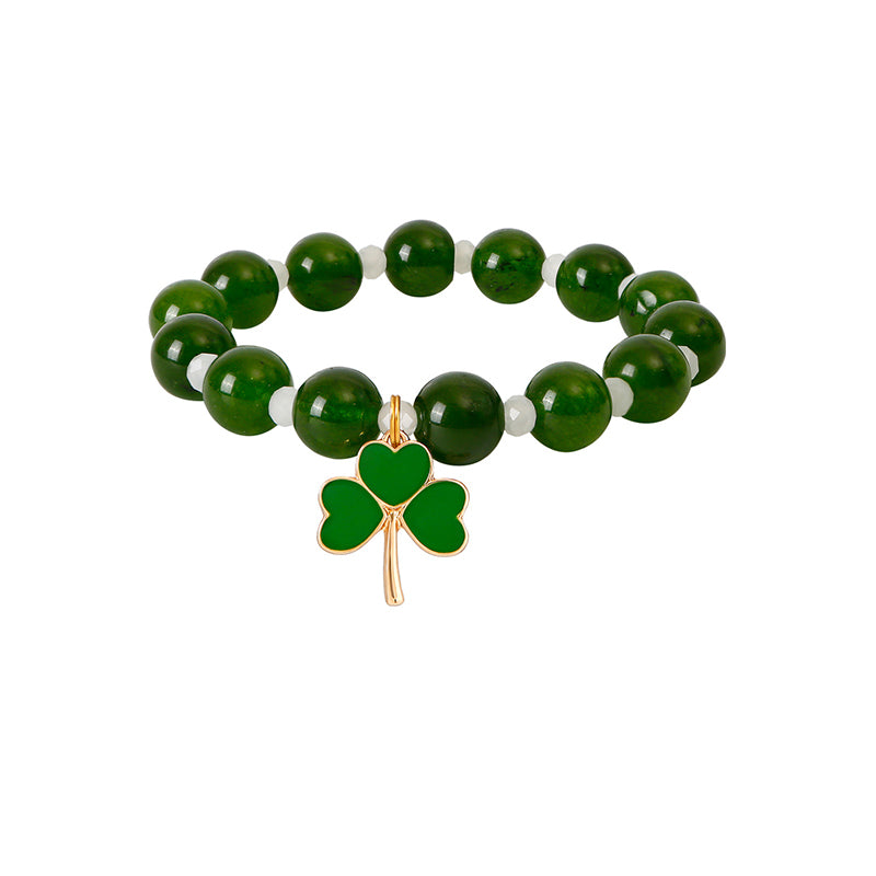 St. Patrick's Day Shamrock Bracelet