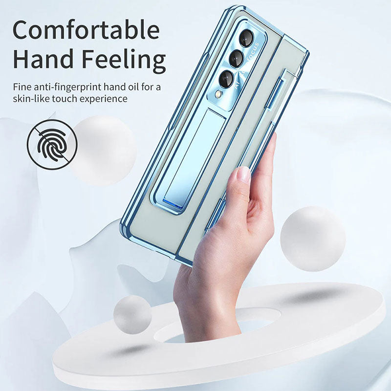 Hinged Folding Pen Tray Phone Case