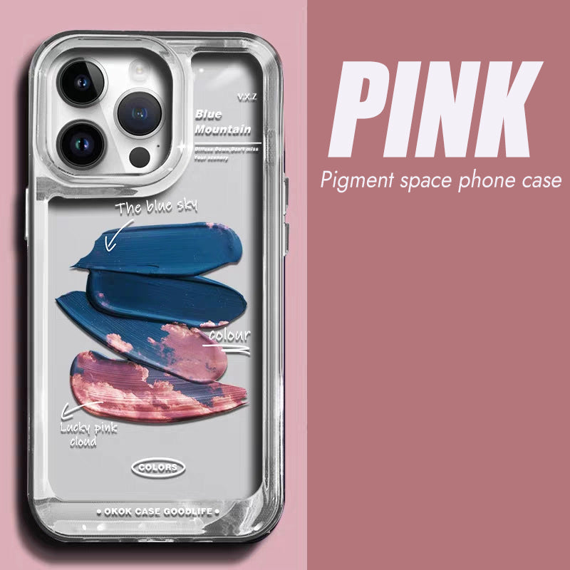 Creative Purple Pigment Space Phone Case