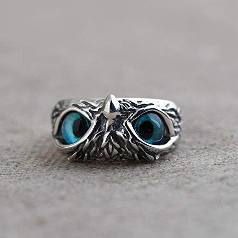 Owl Eye Vintage Statement Jewelry Ring