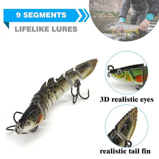 Bionic Nine-segment Loach Far-reaching Lure