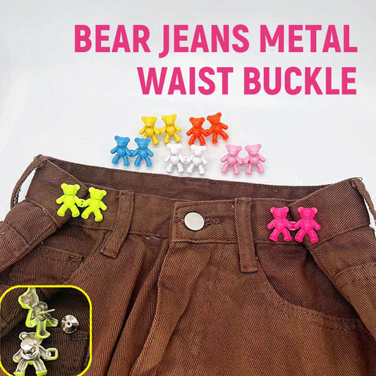 Bear Jeans Metal Waist Buckle（3 pairs）