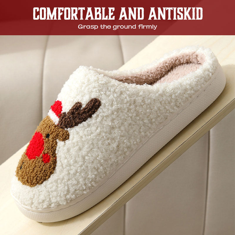 New Christmas Plush Cotton Shoes