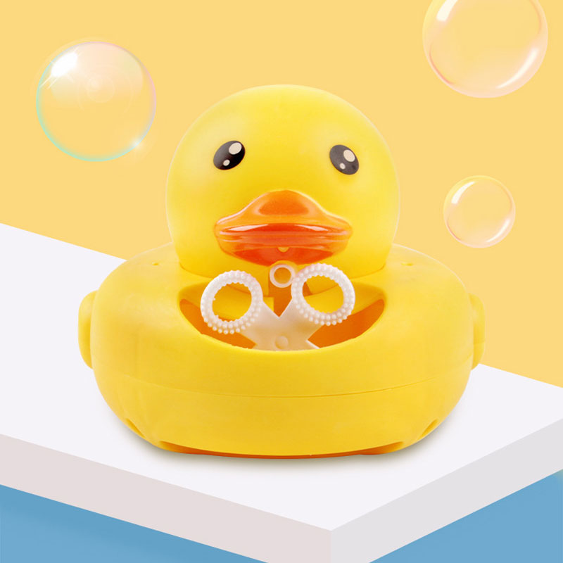 Children's Yellow Duck Bubble Machine