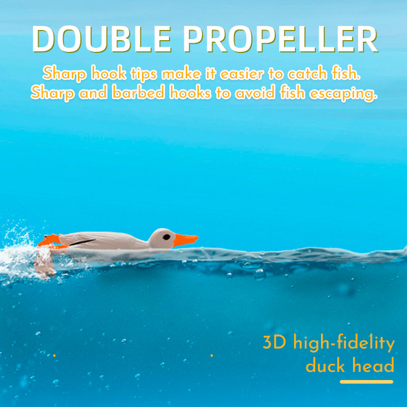 Double Propeller Duckling Soft Bionic Bait