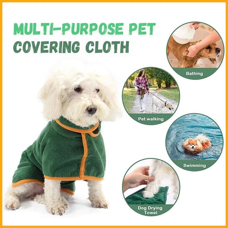 🐶Super Absorbent Pet Bathrobe