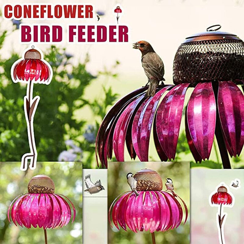 Coneflower Bird Feeder