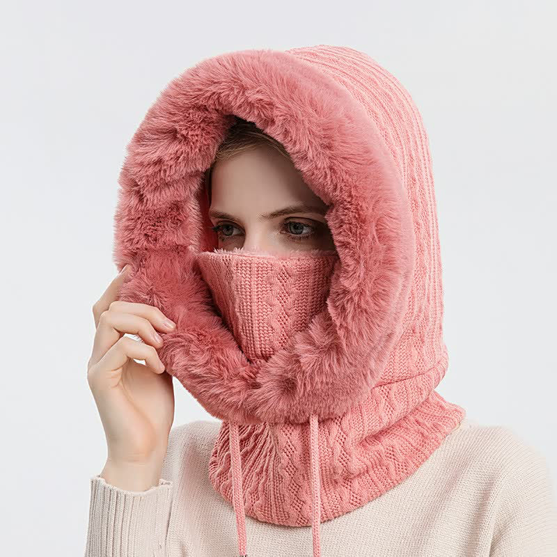 Warm Fashion Scarf Hoodie