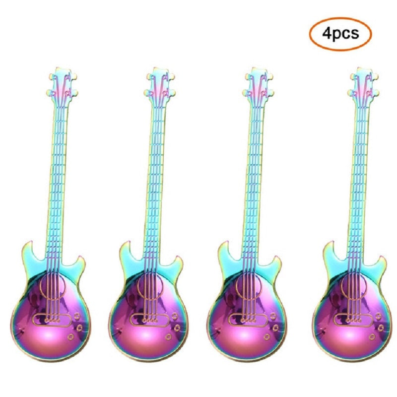 🎸Guitar Spoons Coffee Teaspoon Set (4 pcs)