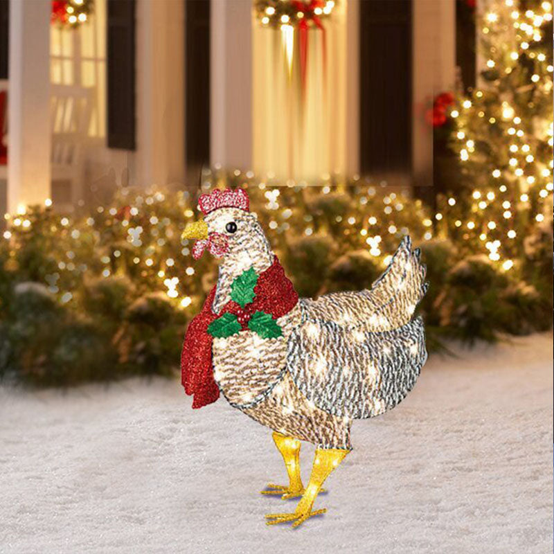 Light-up Chicken with Scarf🐓