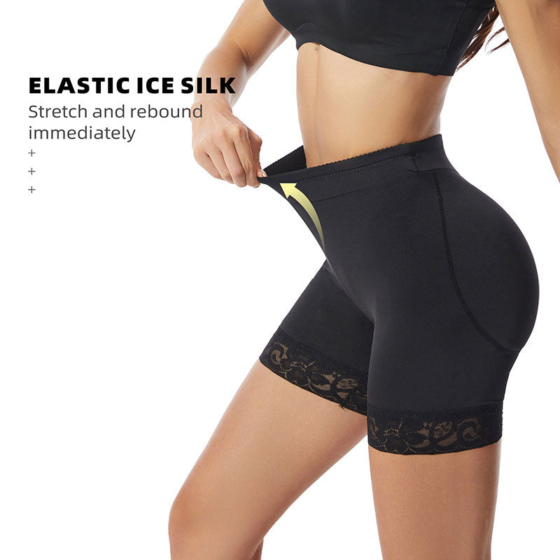 High-Waisted Sponge Pad Hip Lift Pants