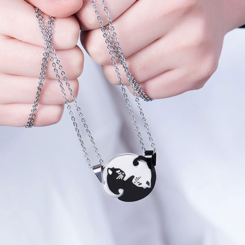 Little Kitty Couple Necklace