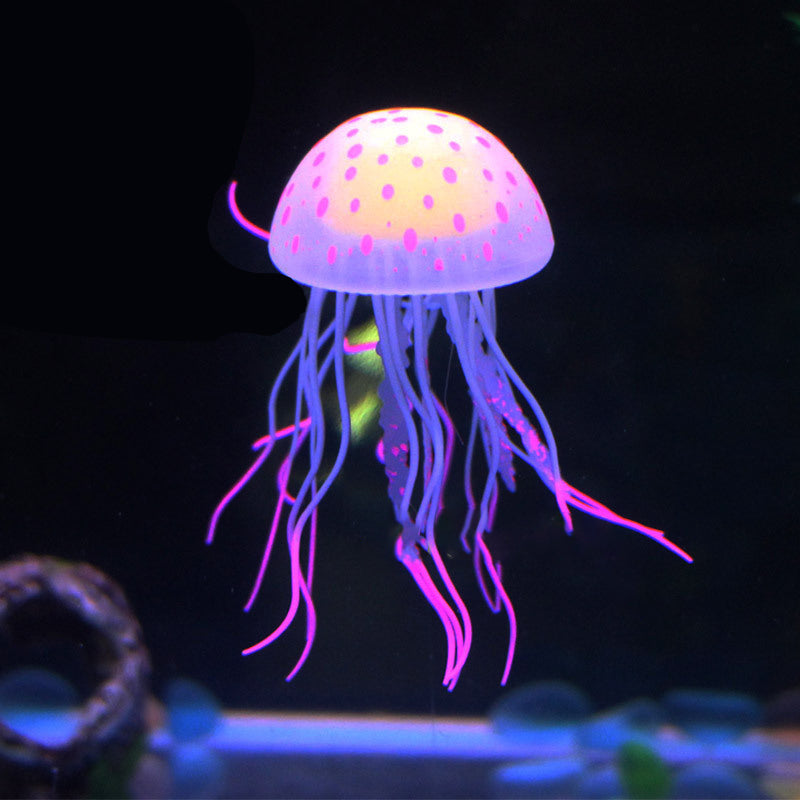 Glowing Fish Jellyfish Tank Aquarium Decoration