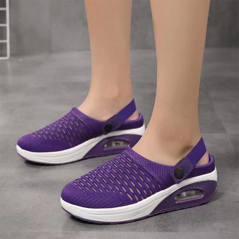 Women Walking Shoes Air Cushion Slip-On Shoes