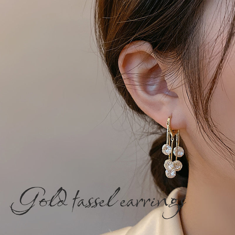 Tassel Heart Earrings