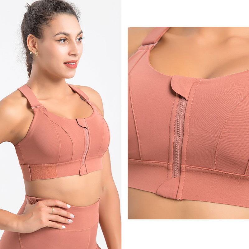 Zip Fully Adjustable Sports Bra Pro